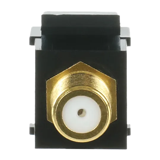 Busch-Jaeger 2CKA000230A0477 BNC-F-Keystone-Modul/Durchführungsbuchse schwarz
