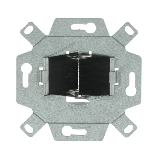 Busch-Jaeger 2CKA000230A0472 Kabeldurchführung mit Bürsten Modular-Jack-Einsatz, Keystone Ausführung: gerade