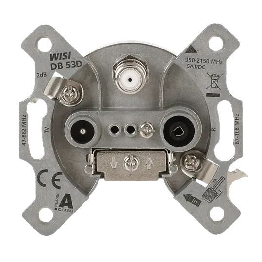 Busch-Jaeger 2CKA000230A1550 Antennendosen-Einsatz 3 Loch Stichdose 3 Loch Stichdose