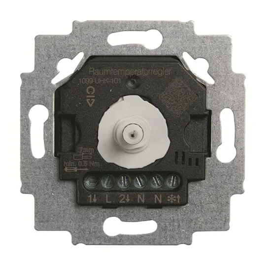 Busch-Jaeger 2CKA001032A0530 El. Raumtemperaturregler-Einsatz Heizen/Kühlen 2 Schließer mit Umschaltung