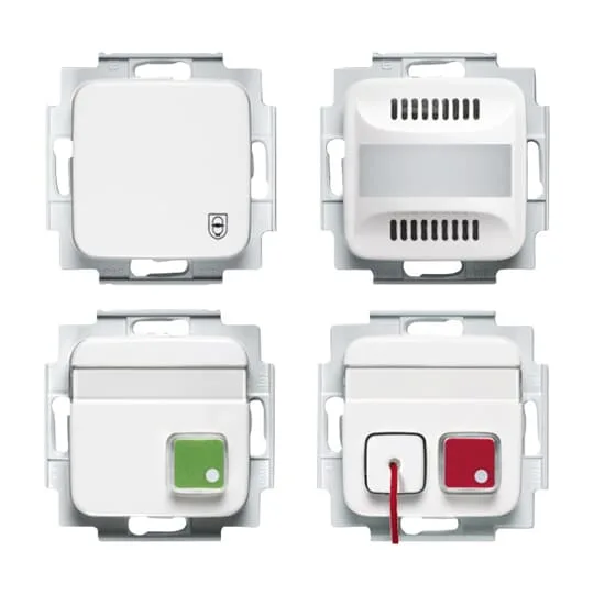 Busch-Jaeger 2CKA001582A0422 Ruf-Set für Behinderten-WC Busch-Infoline® nach DIN VDE 0834 Reflex SI/SI Linear