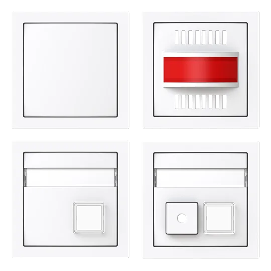 Busch-Jaeger 2CKA001582A0441 Ruf-Set für Behinderten-WC Busch-Infoline® Busch-art linear® studioweiß