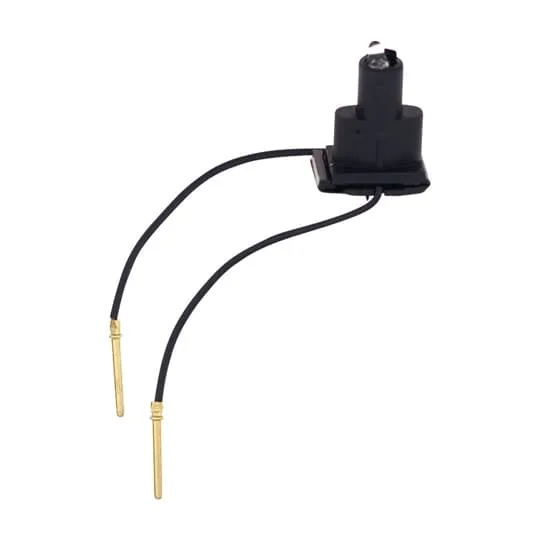 Busch-Jaeger 2CKA001784A0016 Beleuchtungseinsatz mit Anschlussleitung für Schalter/Taster Glimmlampe/orange,