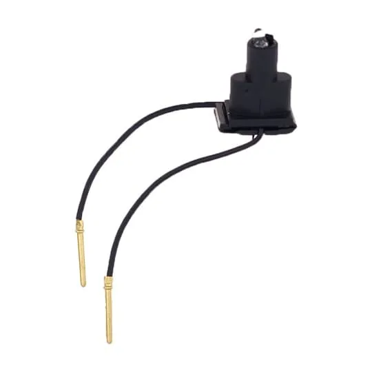Busch-Jaeger 2CKA001784A0040 Beleuchtungseinsatz mit Anschlussleitung für Schalter/Taster Glimmlampe/orange,