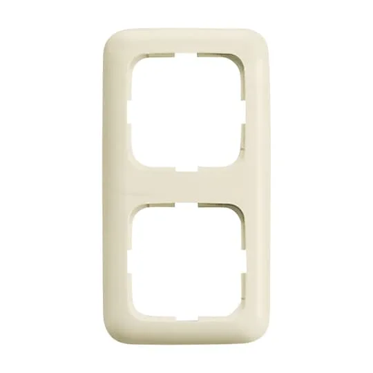 Busch-Jaeger 2CKA001725A0555 Abdeckrahmen 2-fach Busch-Duro 2000® SI weiß