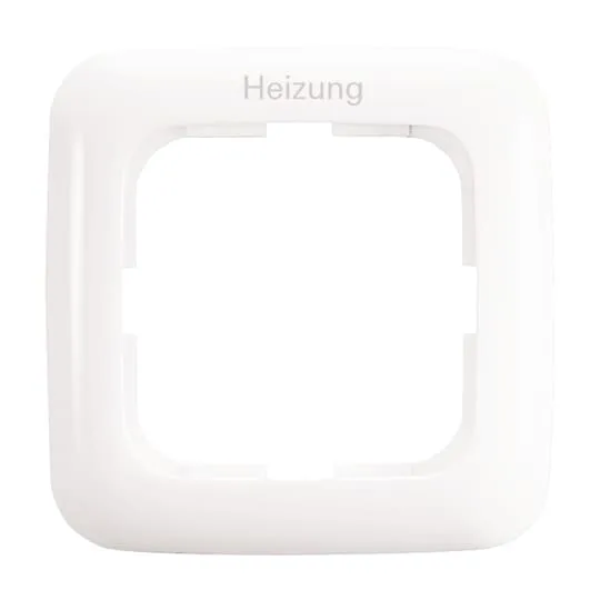 Busch-Jaeger 2CKA001725A1009 Abdeckrahmen 1-fach Rahmen mit Aufdruck "Heizung" Reflex SI