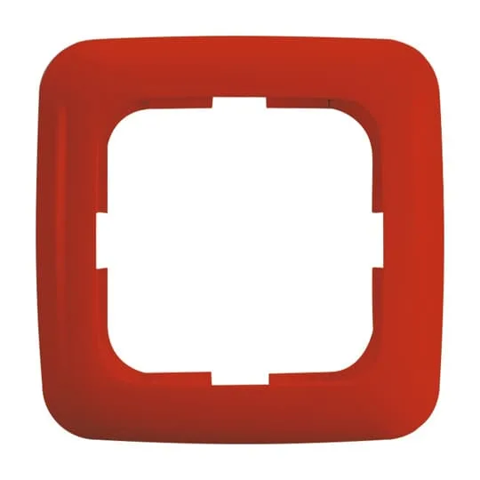 Busch-Jaeger 2CKA001725A1563 Abdeckrahmen 1-fach Reflex SI rot