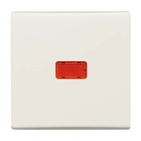 Busch-Jaeger 2CKA001731A1833 Wippe mit roter Kalotte weiß
