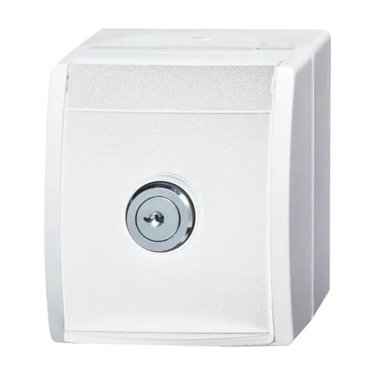 Busch-Jaeger 2CKA002083A0833 SCHUKO® Steckdose mit Klappdeckel und abschließbar, gleich schließend 16 A