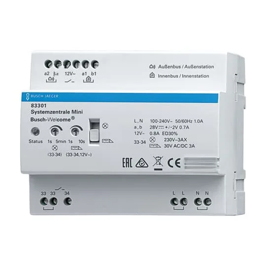 Busch-Jaeger 2CKA008300A0462 Systemzentrale Mini 6 TE