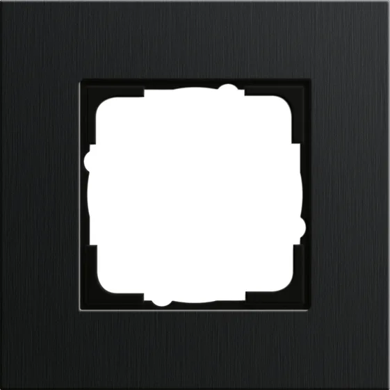 Gira 0211126 Abdeckrahmen Gira Esprit Schwarz (eloxiert) Aluminium Schwarz (eloxiert) aluminium