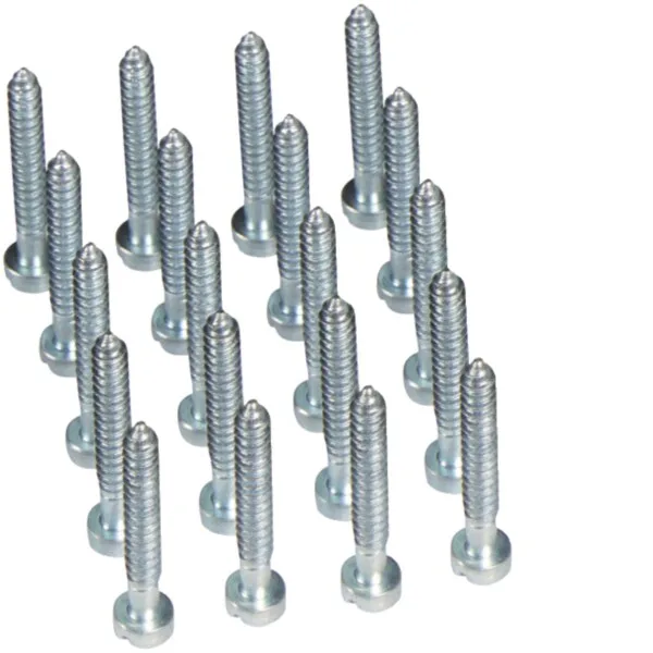 Hager ZZ40B Schrauben, univers Z, 4,8x34,5mm, für Tragschiene (20 Stück)