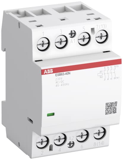 ABB 1SAE351111R0640 Installationsschütz 4S/0Ö, 230 V AC/DC, 63A
