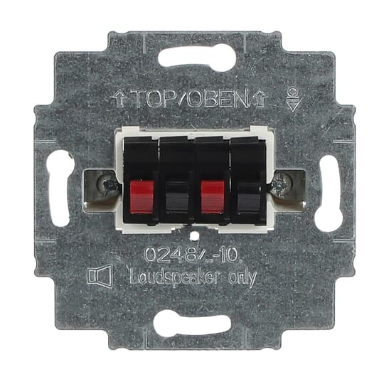 Busch-Jaeger 2CKA000230A0404 Stereo-Lautsprecher-Anschlussdose Mit Steckklemmen anthrazit