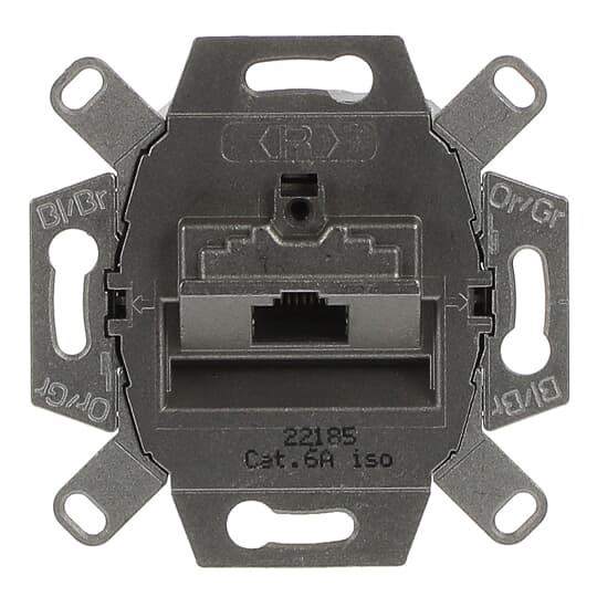 Busch-Jaeger 2CKA000230A0409 UAE-Anschlussdose, RJ45, Cat. 6a iso, geschirmt 1 Steckbuchse, 8 (8)-polig