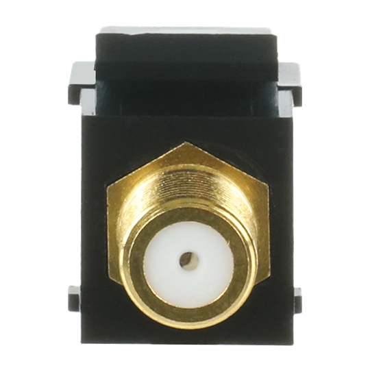 Busch-Jaeger 2CKA000230A0477 BNC-F-Keystone-Modul/Durchführungsbuchse schwarz