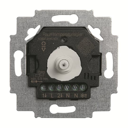 Busch-Jaeger 2CKA001032A0530 El. Raumtemperaturregler-Einsatz Heizen/Kühlen 2 Schließer mit Umschaltung