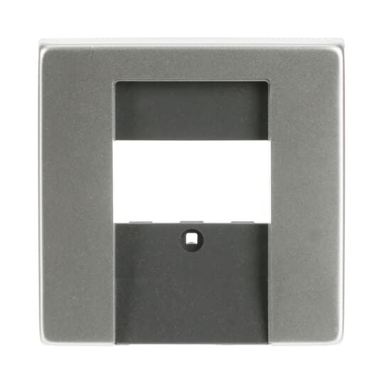 Busch-Jaeger 2CKA001710A3765 Zentralscheibe Multimedia 1-fach pur edelstahl