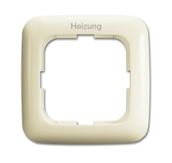 Busch-Jaeger 2CKA001725A0662 Abdeckrahmen mit Aufdruck "Heizung" 1-fach Busch-Duro 2000® SI weiß