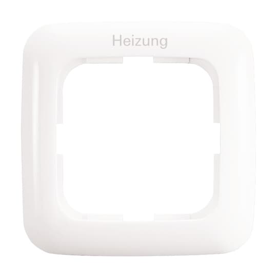 Busch-Jaeger 2CKA001725A1009 Abdeckrahmen 1-fach Rahmen mit Aufdruck "Heizung" Reflex SI