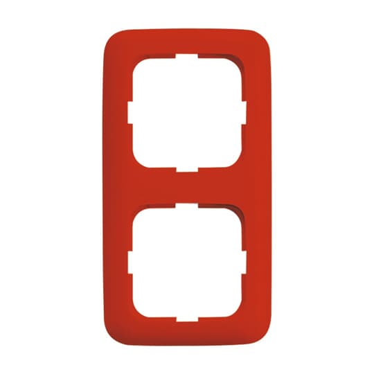 Busch-Jaeger 2CKA001725A1565 Abdeckrahmen 2-fach Reflex SI rot