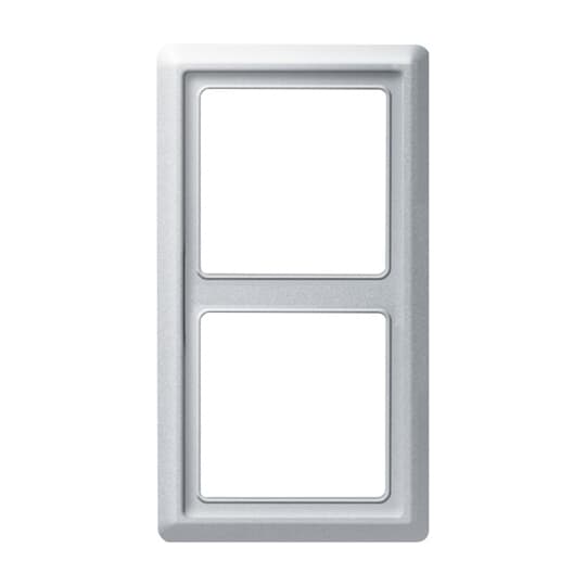 Busch-Jaeger 2CKA001730A0278 Abdeckrahmen 2-fach alusilber Allwetter 44® (IP44)