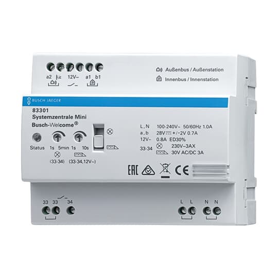 Busch-Jaeger 2CKA008300A0462 Systemzentrale Mini 6 TE