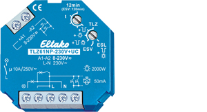 Eltako 61100301 Treppenlicht-Zeitschalter, 1 Schließer 10A, 230V+UC