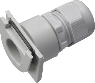 Gira 000630 Adapter zur Leitungseinführung mit Verschraubung M20 grau