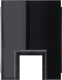 Gira 0008055 Adapter zur Leitungseinführung für Kanal 15 x 15 mm schwarz glänzend