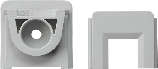 Gira 000830 Adapter zur Leitungseinführung für Kanal 15 x 15 mm grau