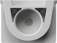 Gira 000930 Adapter zur Leitungseinführung 1fach (geschlossen) grau