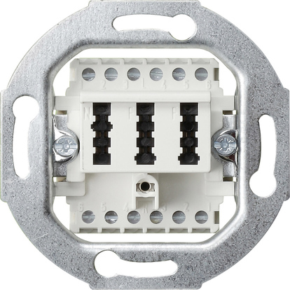 Gira 003202 Einsatz TAE-Anschlussdose TAE 2 x 6/6 NFF