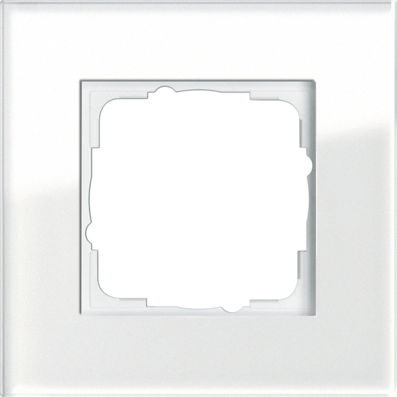 Gira 021112 Abdeckrahmen Gira Esprit Glas Weiß 1-fach