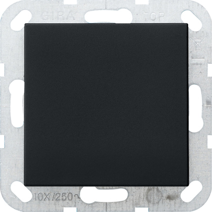 Gira 0268005 Blindabdeckung mit Tragring (lackiert) schwarz matt