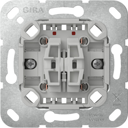 Gira 310800 Einsatz Wippschalter 10 AX 250 V~ Wechselschalter 2fach