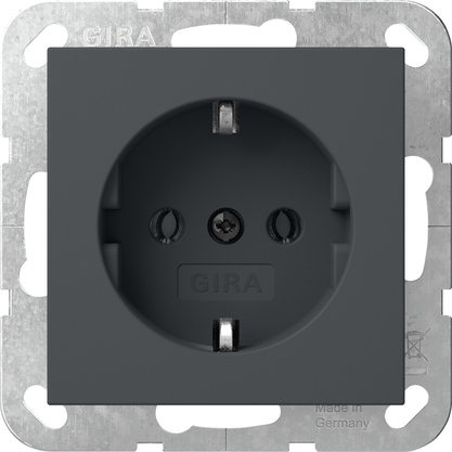 Gira 418828 SCHUKO-Steckdose 16 A 250 V~ System 55 anthrazit
