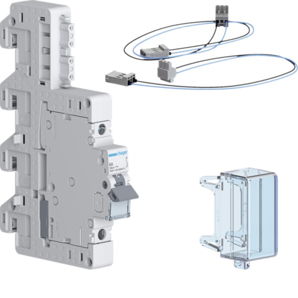 Hager ZY5N2LS Bestückungspaket Spannungsversorgung APZ / RfZ für Bauhöhe 1400mm, LS 6A im NAR