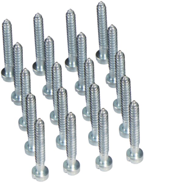 Hager ZZ40B Schrauben, univers Z, 4,8x34,5mm, für Tragschiene (20 Stück)